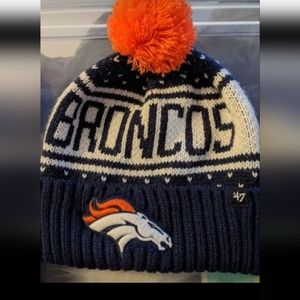 47 Brand Women's Denver Broncos beanie, never worn